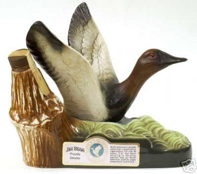 i purchased this new. . 1979 jim beam duck decanter unopened worth